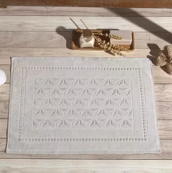 Tapete de Banheiro Dohler Confort FJ7157 70 cm X 50 cm Cinza