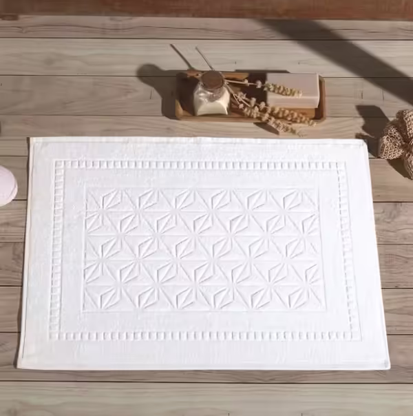 Tapete de Banheiro Dohler Confort FJ7157 70 cm X 50 cm branco