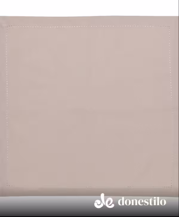 Guardanapo 4 peças Jolitex Ponto Ajour 40x40 cm taupe