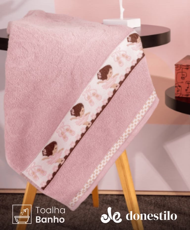 Toalha de Banho Cavhome Kids Bailarina 70X120 cm