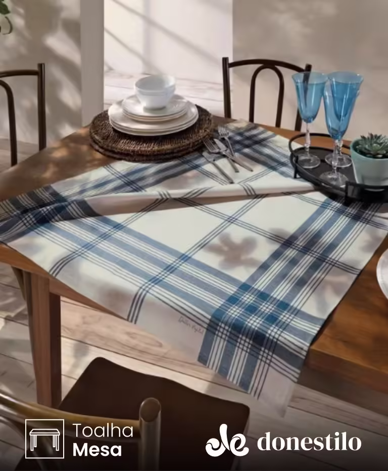 Toalha de Mesa Döhler Renova Luna 78X78 cm