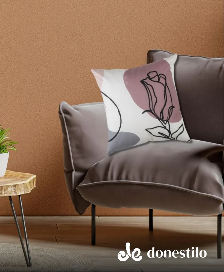 Capa de Almofada Jolitex Camilly 43X43 cm estampa 1