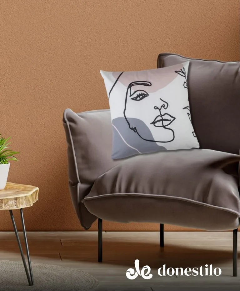 Capa de Almofada Jolitex Camilly 43X43 cm estampa 2