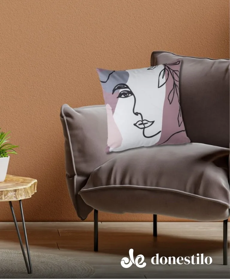 Capa de Almofada Jolitex Camilly 43X43 cm estampa 3