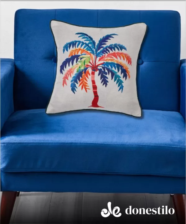 Capa de Almofada Jolitex Tropical 43x43 cm estampa 3