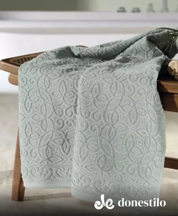 Toalha de Banho Döhler Provença 70x140 cm Verde