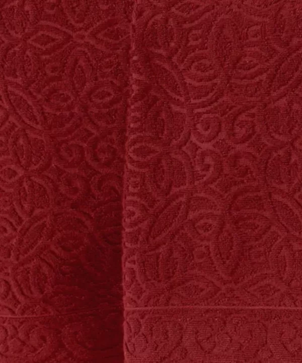 Toalha de Rosto Döhler Provença 50×90 cm Vermelho