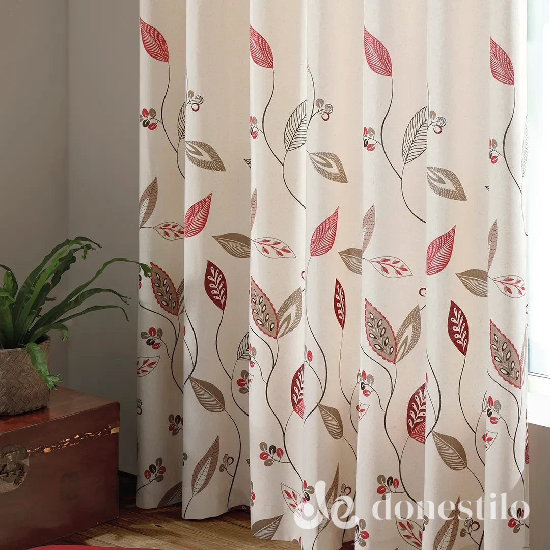 foto Cortina estampada Tais II 6134 medidas 3,00X2,50 m Döhler