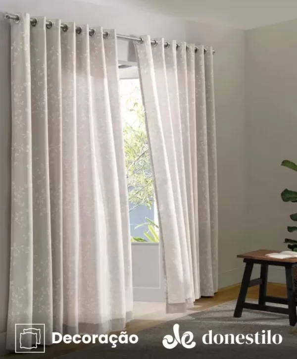 Imagen para producto Cortina Jacquard Döhler Vivian 3,00X2,50 m portada