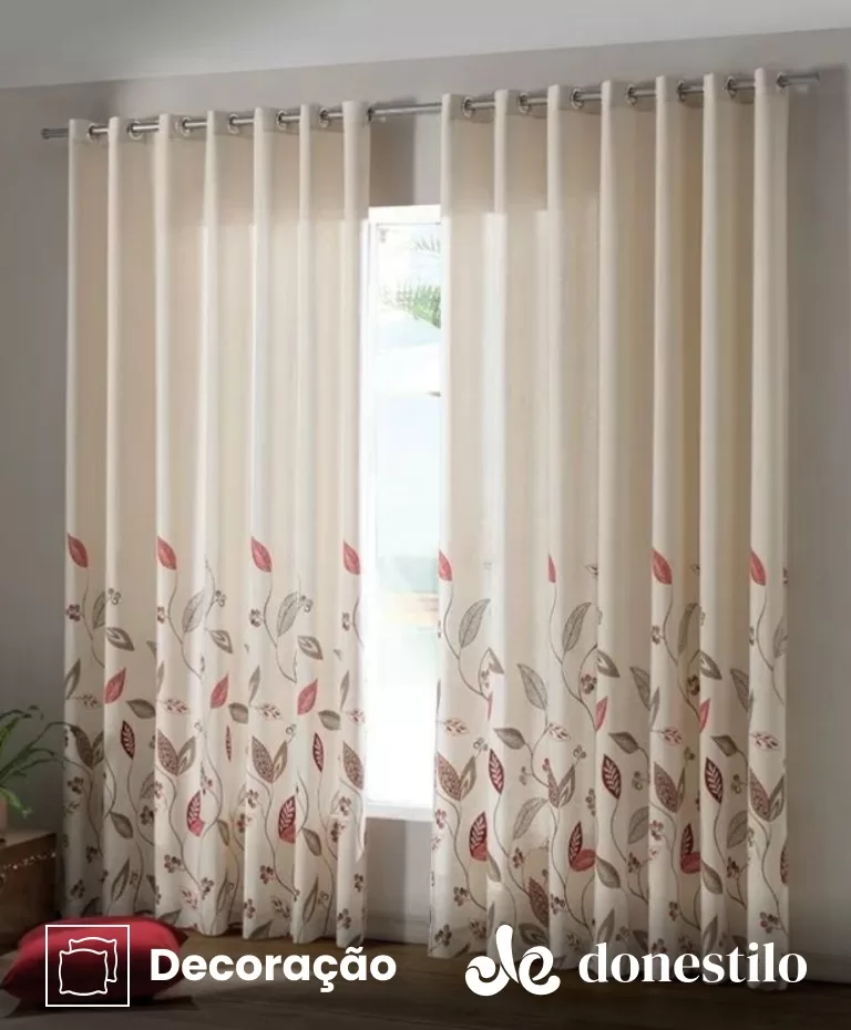 Imagen para el producto Cortina estampada Döhler Tais II 6134 2,00X1,80 m
