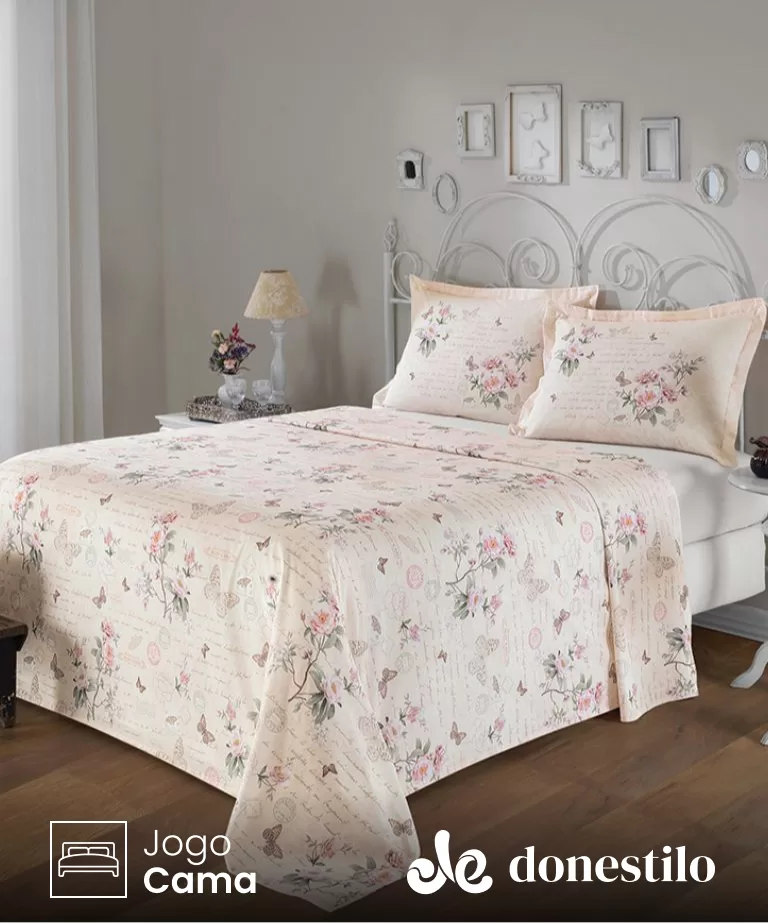Imagen para el producto Jogo de Cama King 4 peças Döhler Bella