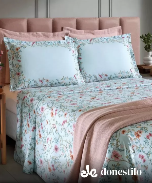 Jogo de Cama Queen 4 peças Döhler Fiorella galeria