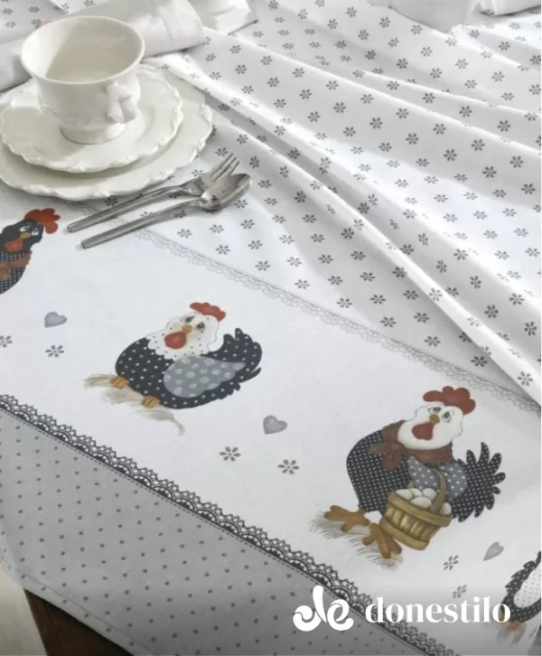 Imagen para el producto Toalha de Mesa Quadrada Döhler Renova Lia