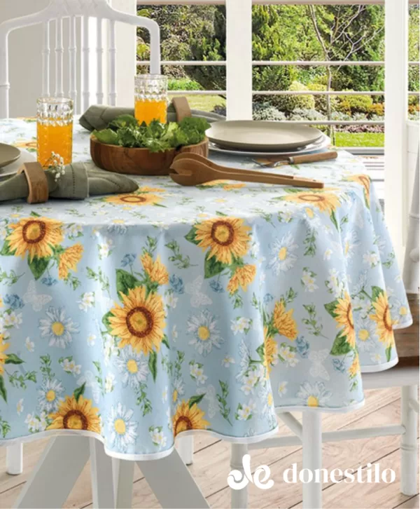 Imagen para el producto Toalha de Mesa Redonda Döhler 4 lugares Athenas Ida