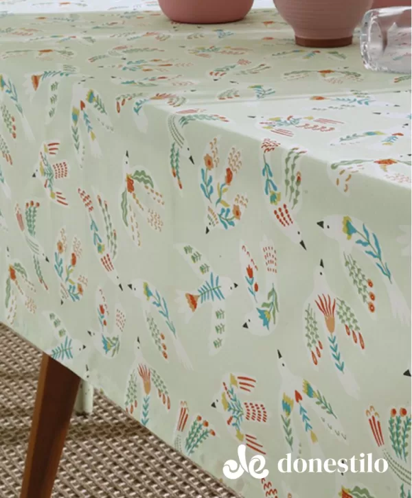 Imagen para el producto Toalha de Mesa Retangular Döhler 8 lugares Athenas Erica