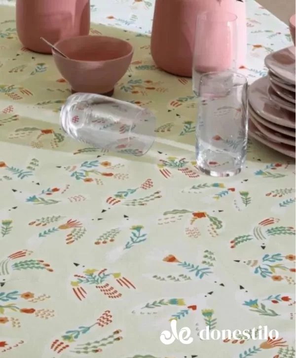 Imagen para el producto Toalha de Mesa Retangular Döhler 8 lugares Athenas Erica galeria