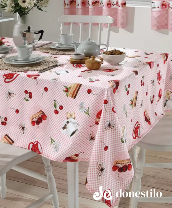 Imagen para el productoToalha de Mesa Retangular Döhler 8 lugares Athenas Ivana