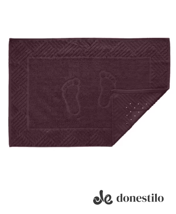 Imagen para el producto Tapete de Banheiro Teka Pezinho 46X70 cm com antiderrapante bordo