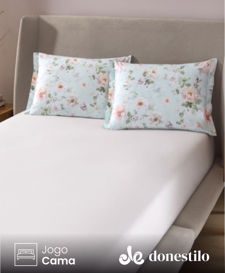Imagen para Jogo de Cama Casal 3 peças Döhler Tifanny