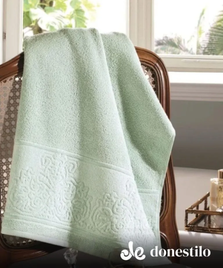 Imagen para Toalha de Banho Döhler Confort FJ6512 70X1,40 m verde galeria