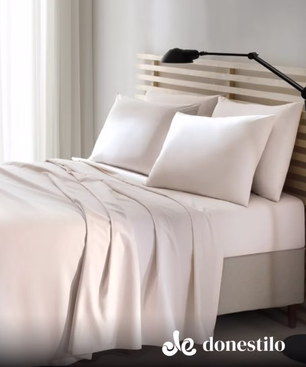 Imagen para Jogo de Cama Casal 4 peças Döhler Priori bege