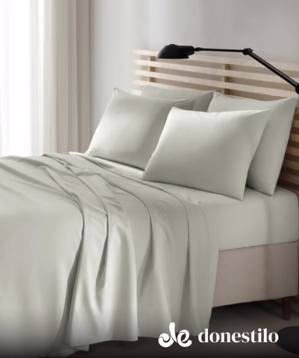 Imagen para Jogo de Cama Casal 4 peças Döhler Priori verde claro