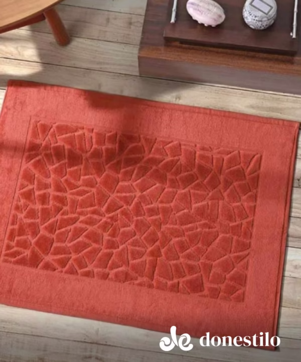 Imagen para Tapete de Banheiro Döhler Confort FJ6419 Medindo 70X50 cm telha