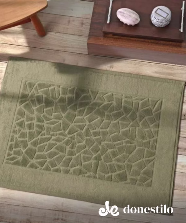 Imagen para Tapete de Banheiro Döhler Confort FJ6419 Medindo 70X50 cm verde