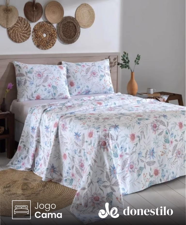 Imagen para Jogo de Cama Queen 4 peças Döhler Stella destacada