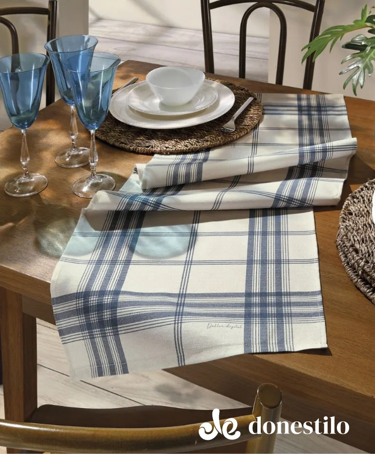 Trilho de Mesa Döhler Renova Luna 45X1,60 m azul
