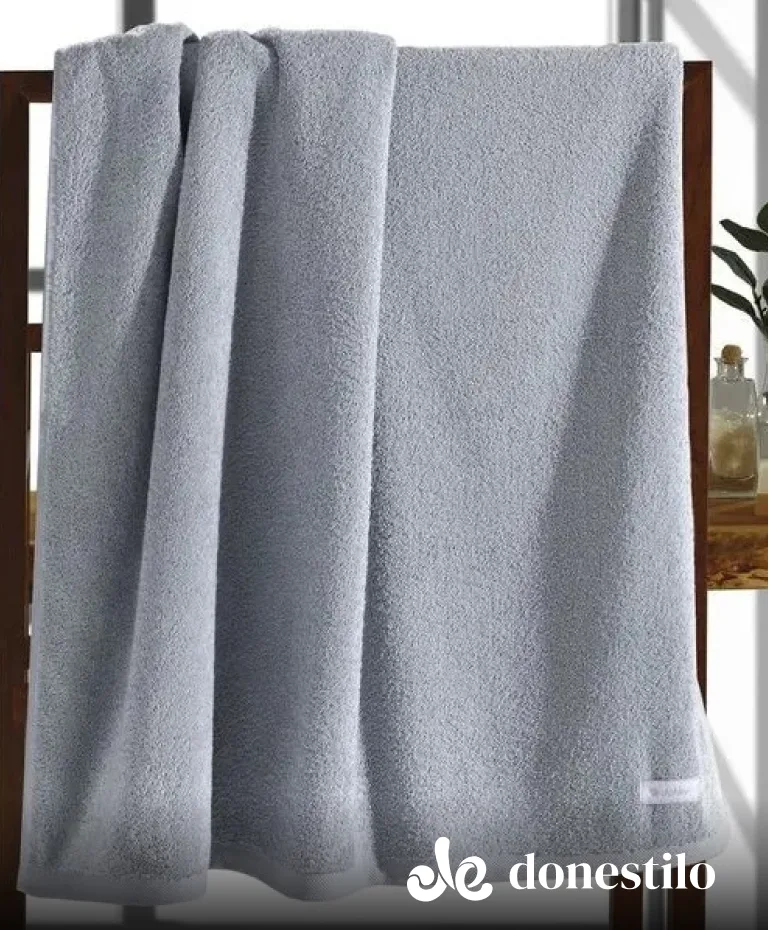Imagen para Toalha de Banhão Florença 86X1,60 m Döhler Azul acinzentado