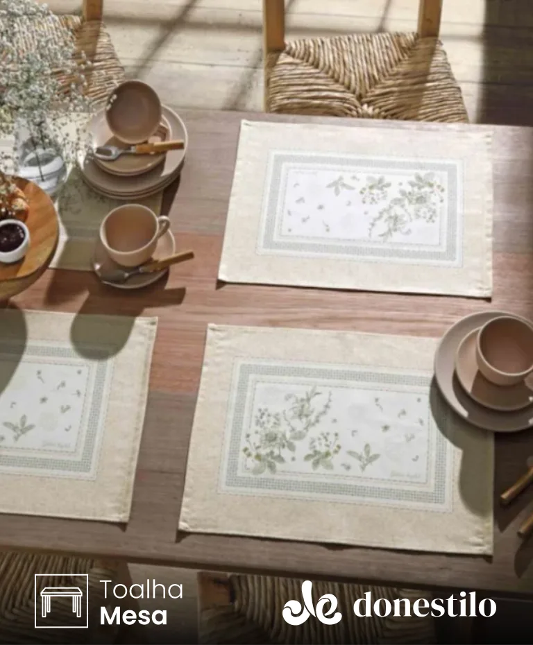 Jogo Americano Döhler 4 peças Renova Anita 45X31 cm imagen destacada