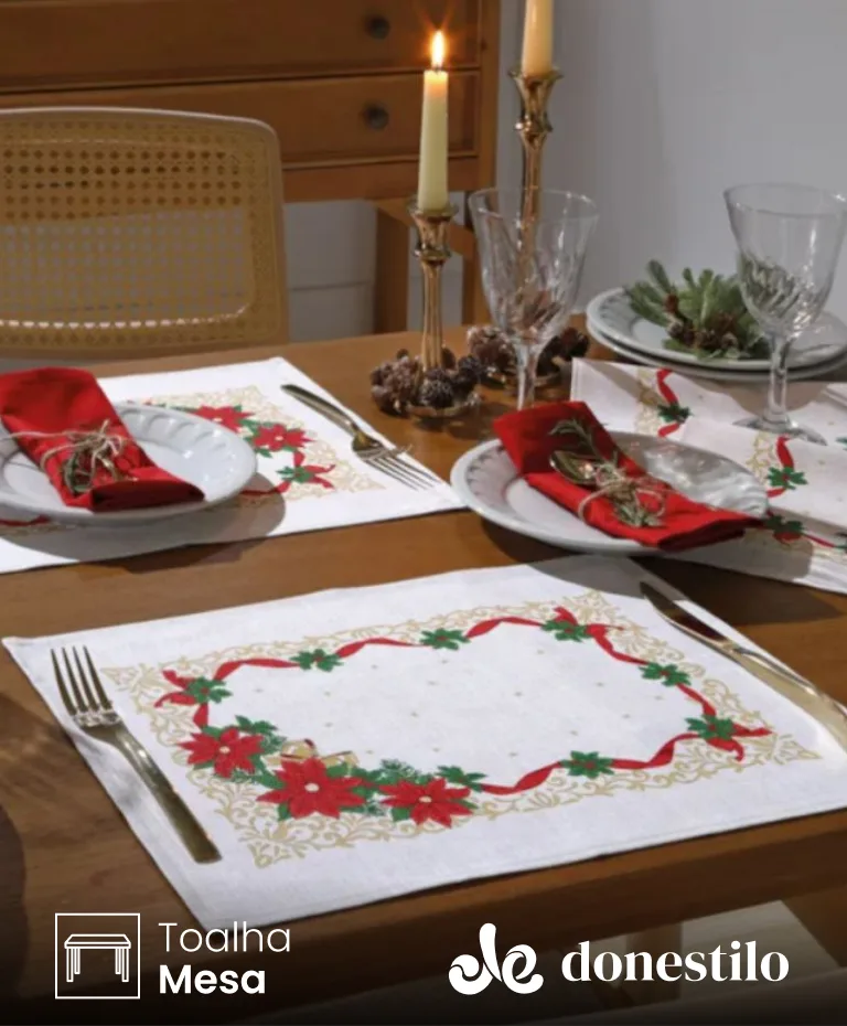 Lugar americano Athenas Natal 105 medidas 45X31 cm Döhler imagen