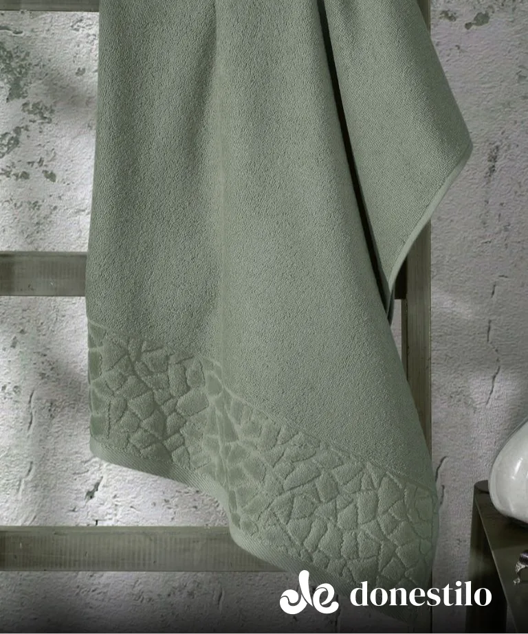 Toalha de Banho Confort FJ6509 Medindo 70X1,40 m Döhler verde