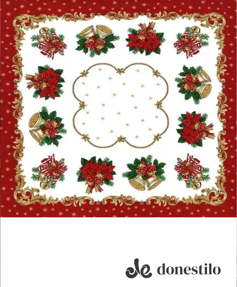 Centro de Mesa Döhler Athenas Natal 107 medidas 78X78 cm galeria