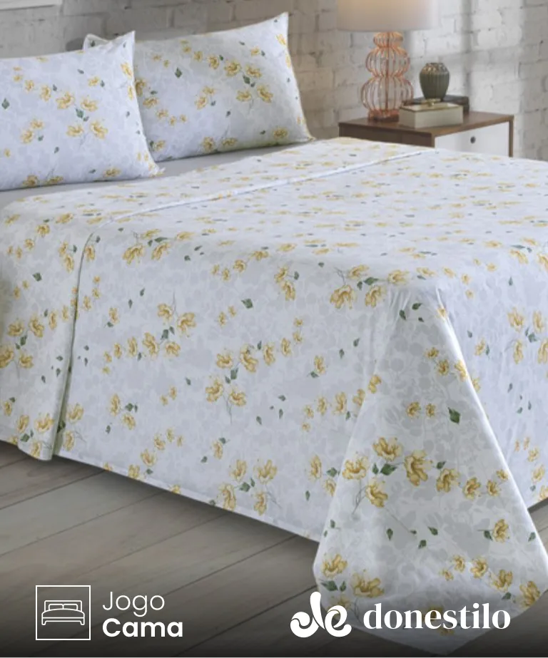 Jogo de Cama Queen 4 peças Mirelle Döhler imagen