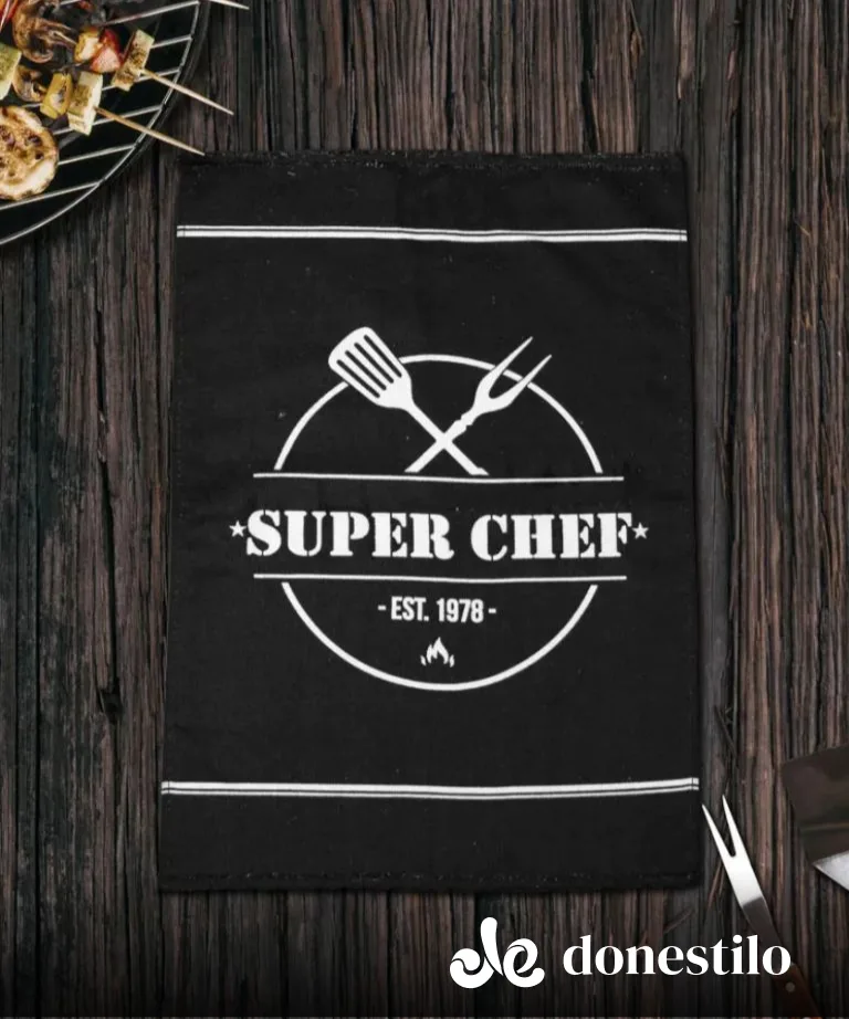 Pano de Copa Prata Super Chef 45X65 cm Döhler galeria