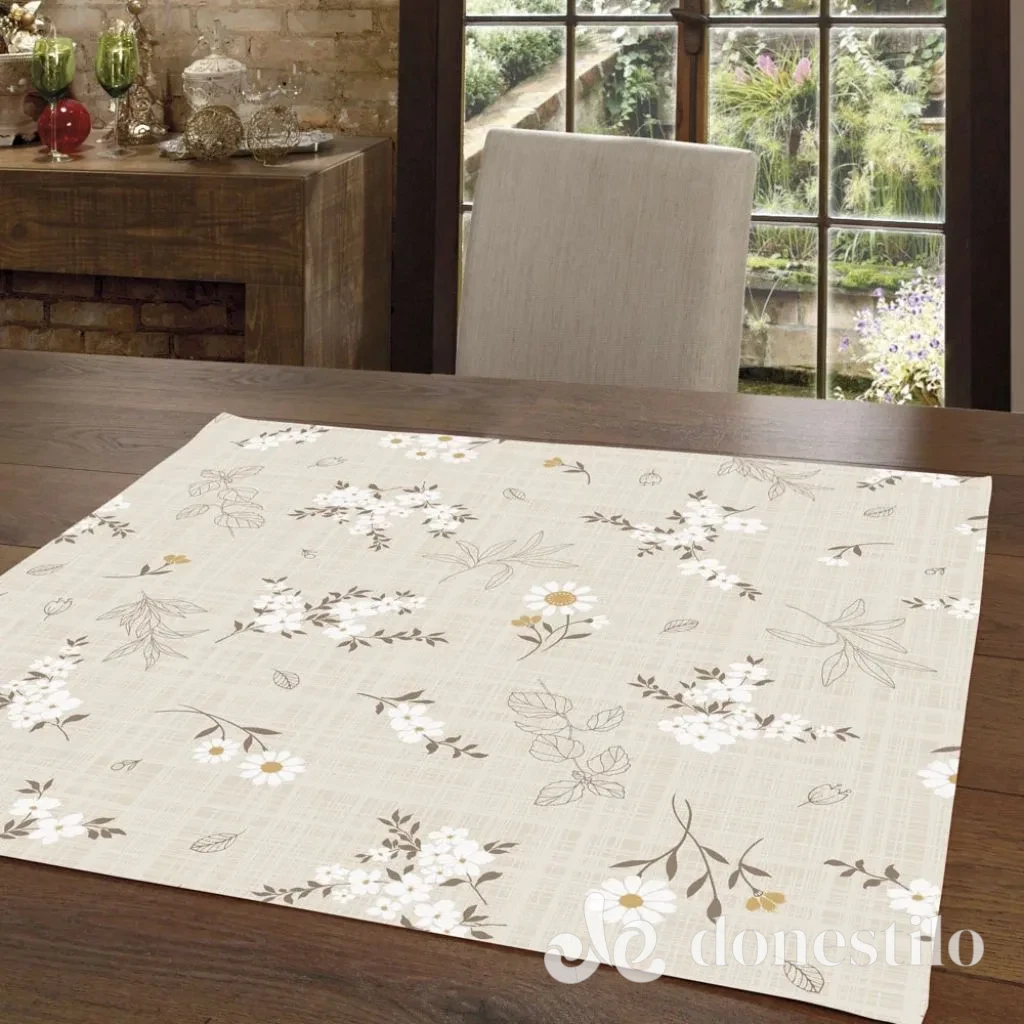 Centro de Mesa Athenas Esmeralda 78X78 cm Döhler