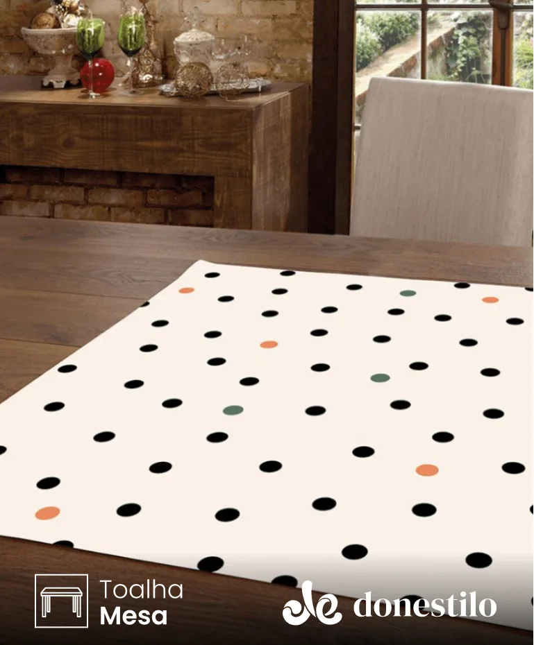 Centro de Mesa Athenas Menu 78X78 cm Döhler imagen