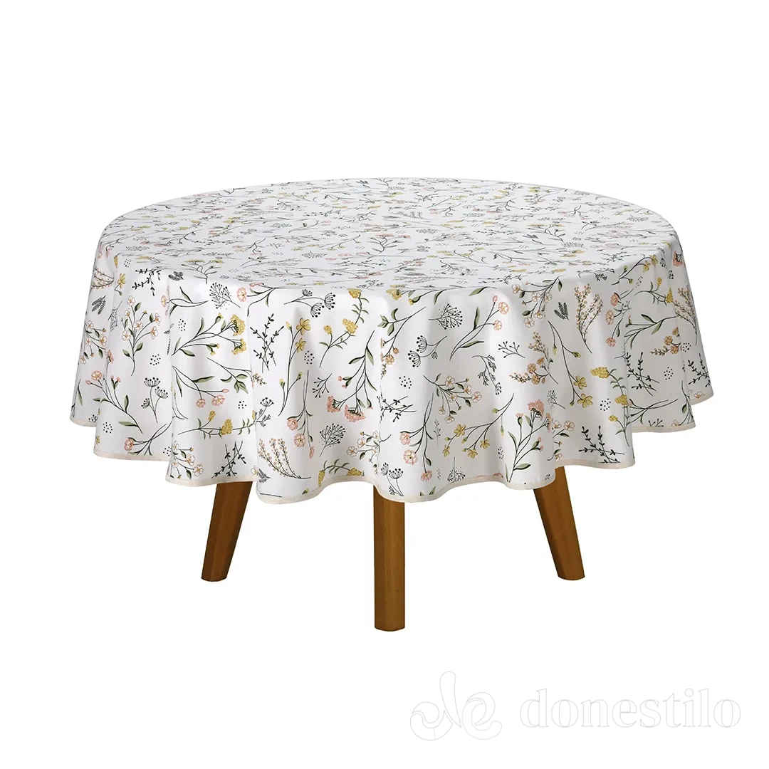 Toalha de Mesa Dohler Clean Florência 01 redonda