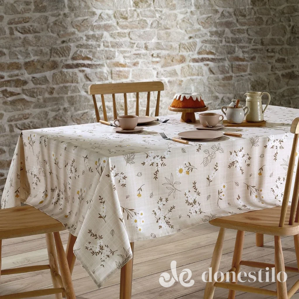 Toalha de Mesa Retangular Athenas Esmeralda 1,40x2,10 m Döhler