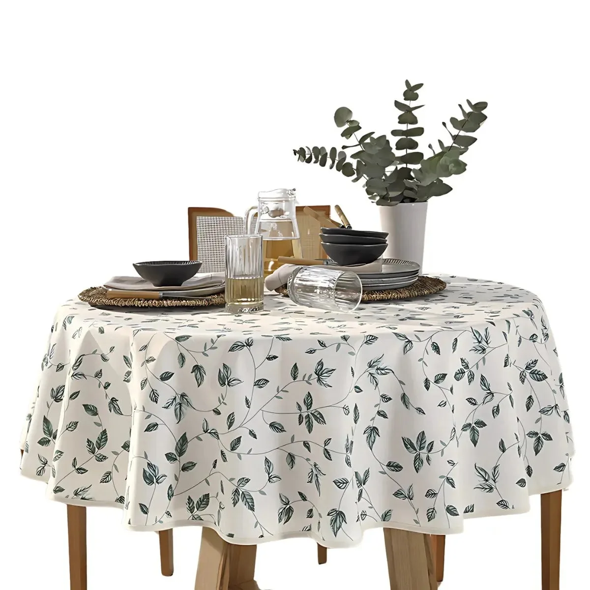 imagem 2 da Toalha de Mesa Redonda Athenas Botanica 01 – 1,60 M Dohler