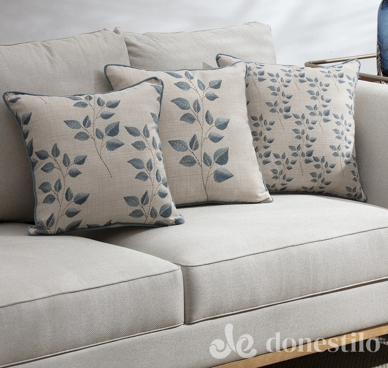 Capa de Almofada com Borda Lucky