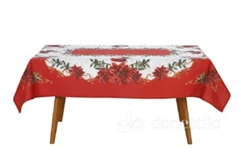 Toalha de Mesa Döhler Clean Renova Estampado Digital 1,40m x 1,40m Natal 122 - Imagem 2