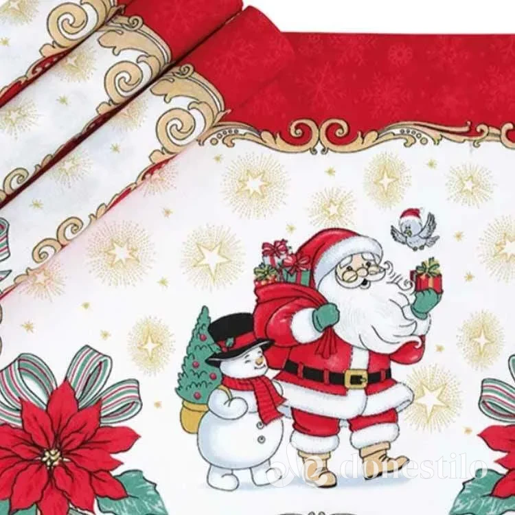 Jogo Americano Athenas Estampado Döhler c/4 Peças 45x31cm Natal 119 - Imagem 3