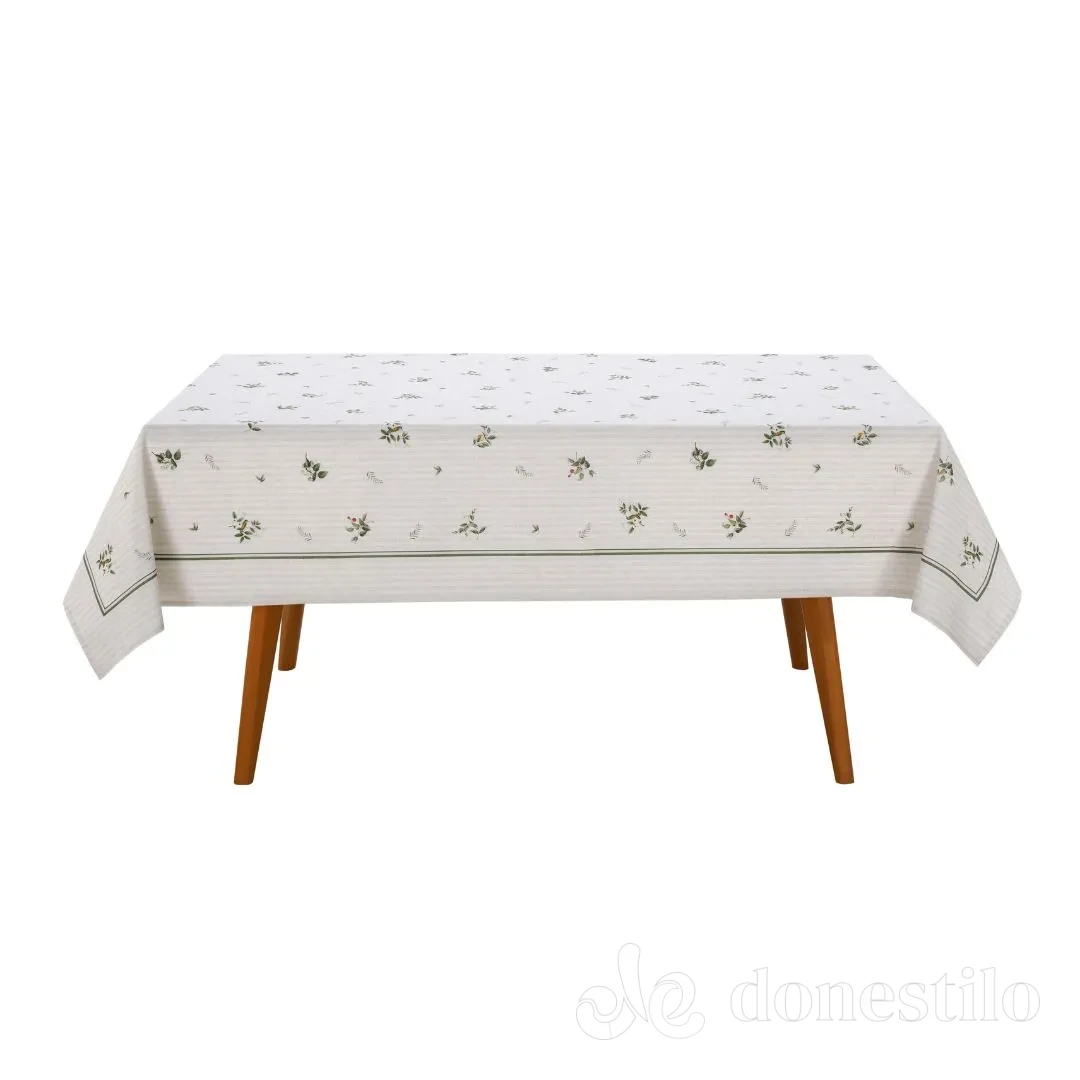 Toalha de Mesa Döhler Clean Amélia D - Retangular 8 Lugares com 1,60m x 2,70m - Imagem 3