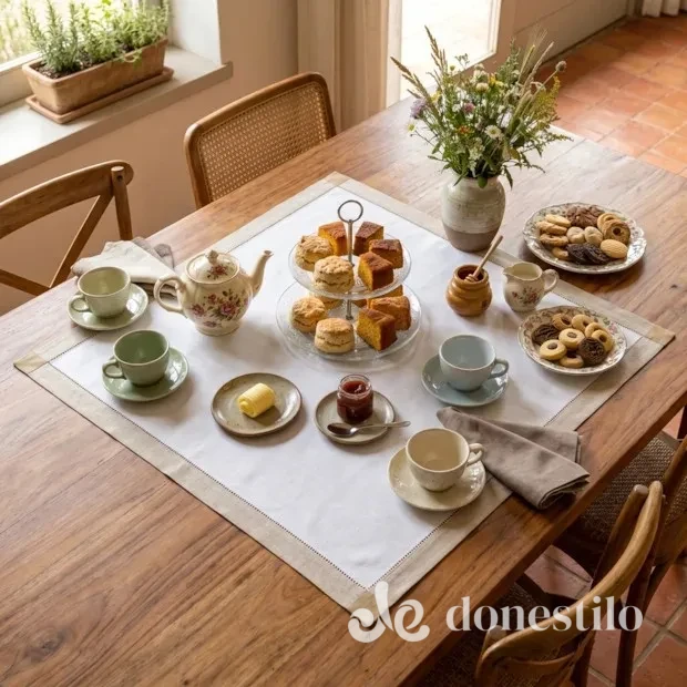 Centro de Mesa Léia Ponto D´Ajour medindo 90 X 90cm - Imagem 2